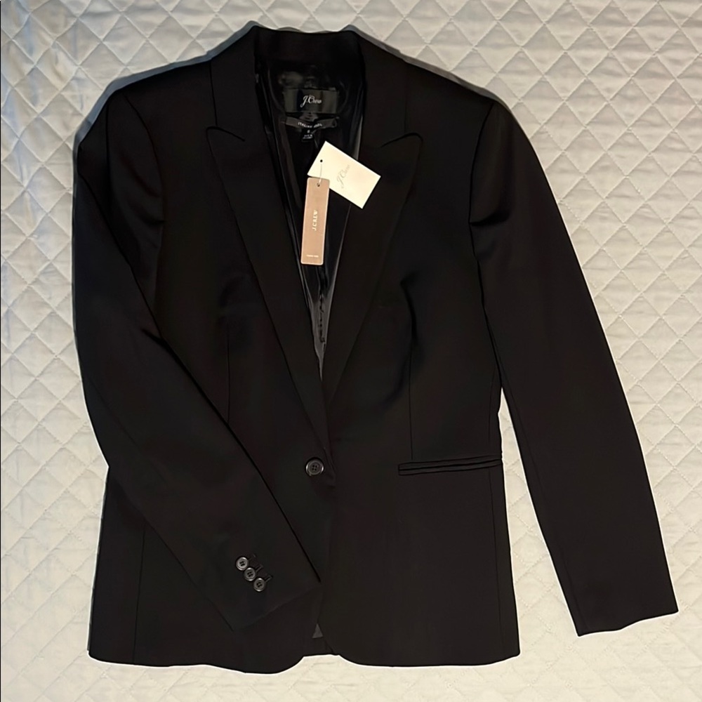 J Crew Italian Wool Suit Jacket